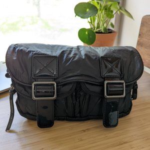 Sonia Rykiel Black/Gunmetal Gray Crossbody Bag